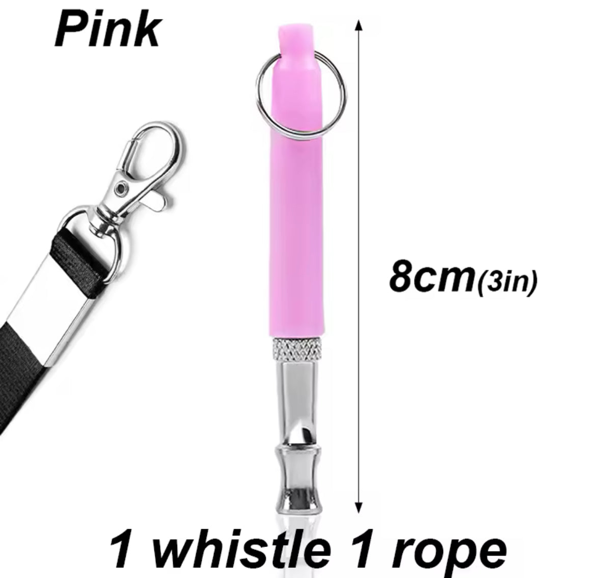 Dog Whistle with Lanyard – High-Pitched Training Whistle for Easy