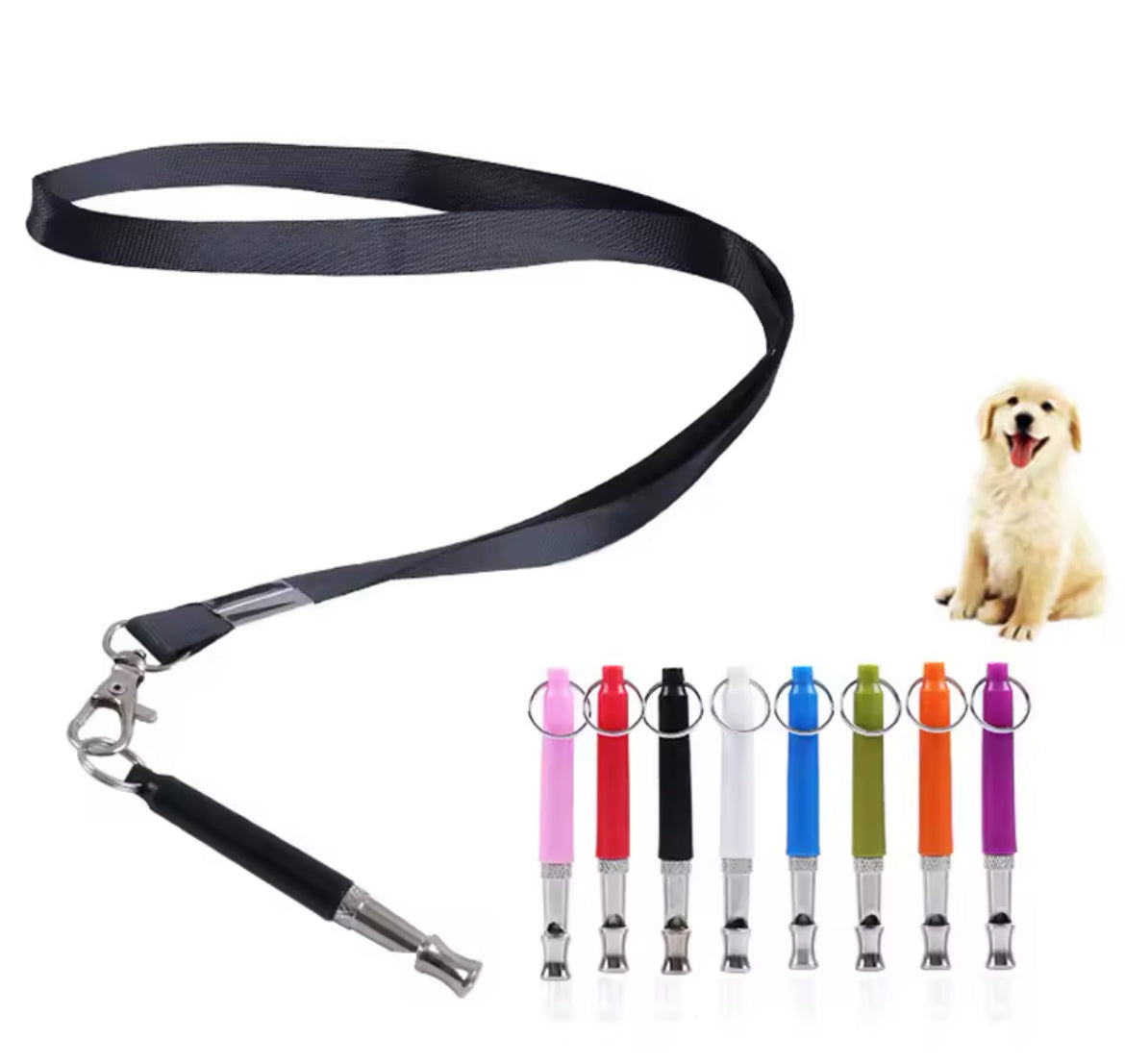 Dog Whistle with Lanyard – High-Pitched Training Whistle for Easy