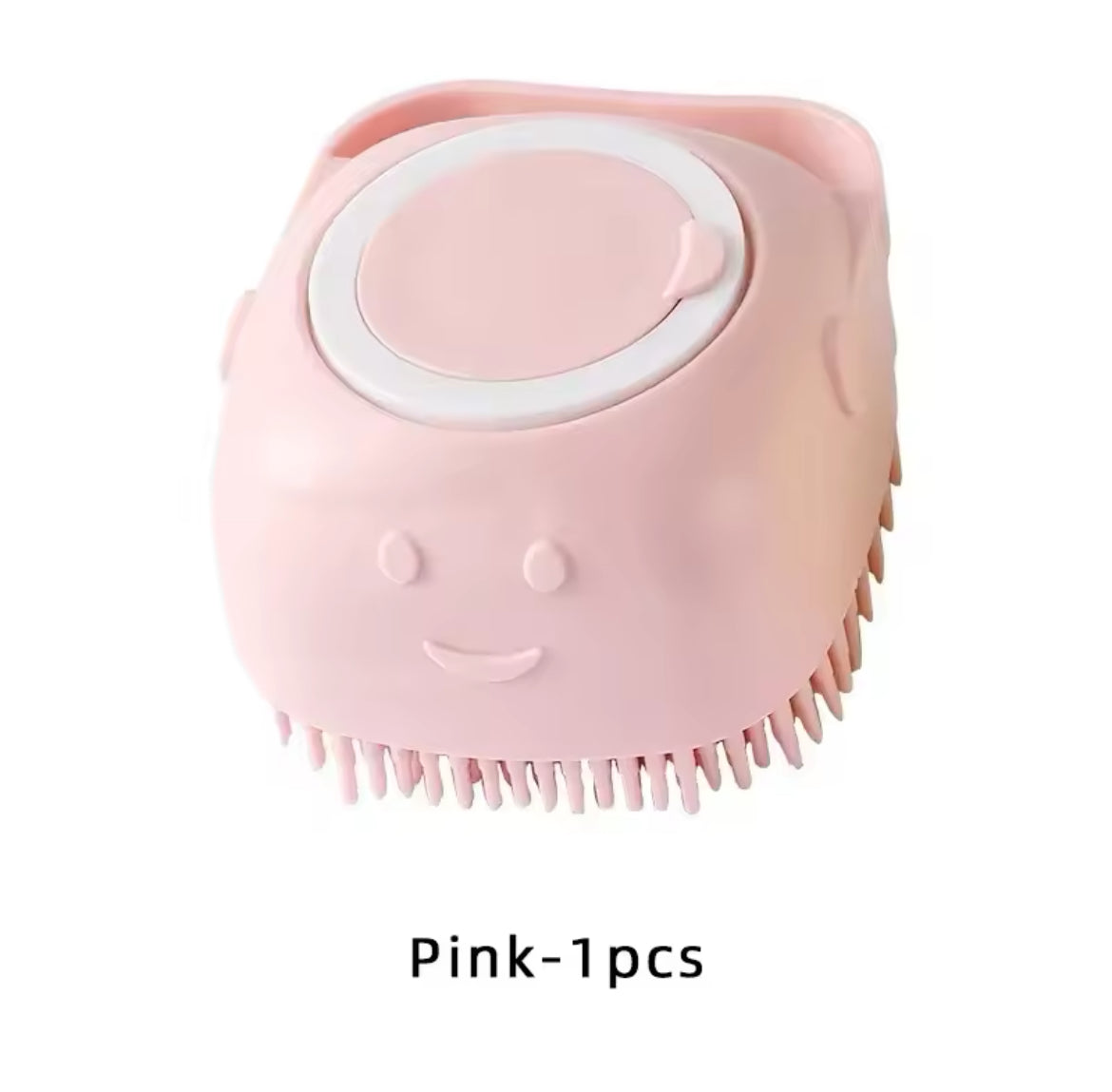 Silicone Pet Bath Brush - 2-in-1 Soft Grooming & Shampoo Dispenser