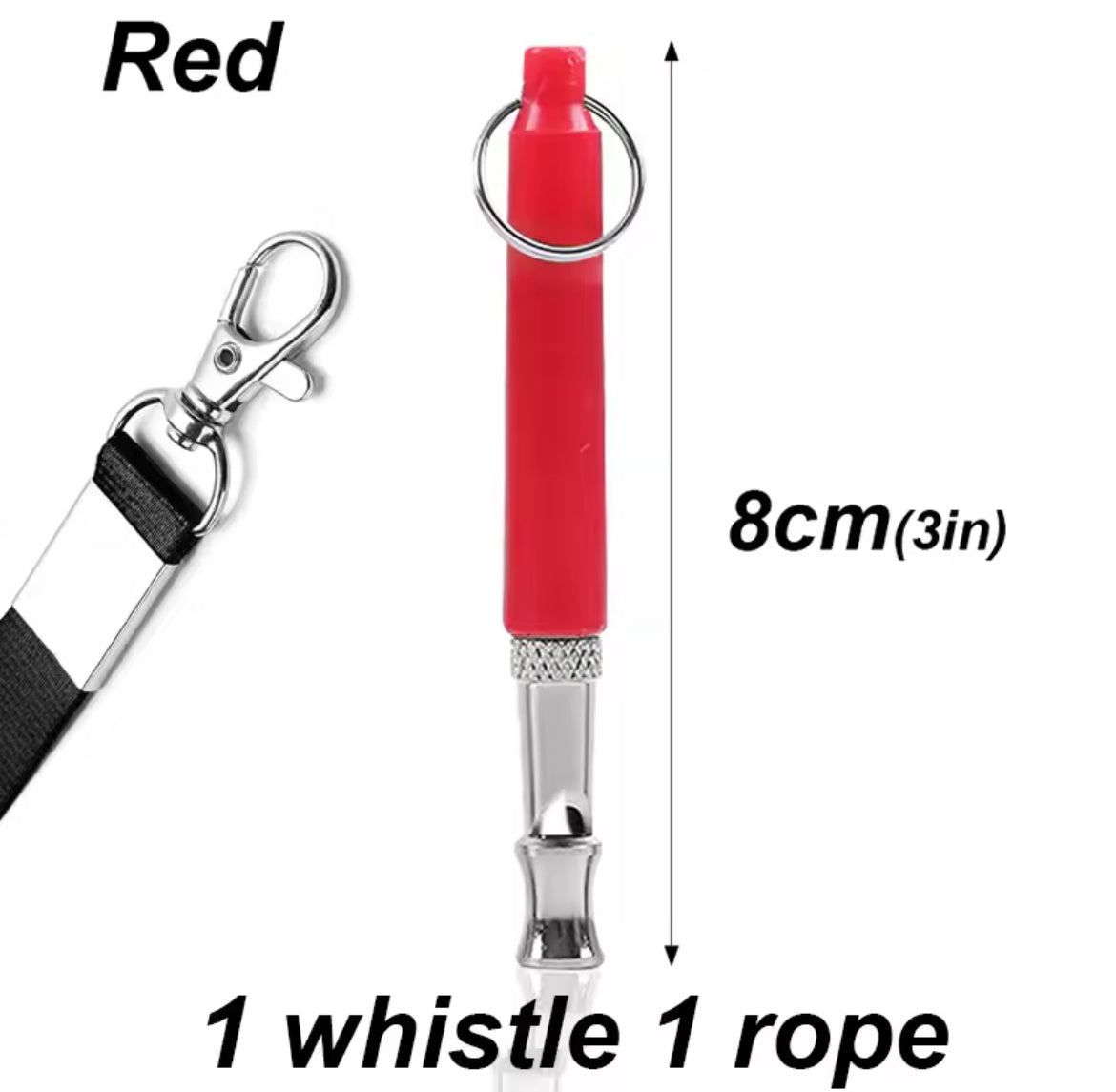 Dog Whistle with Lanyard – High-Pitched Training Whistle for Easy
