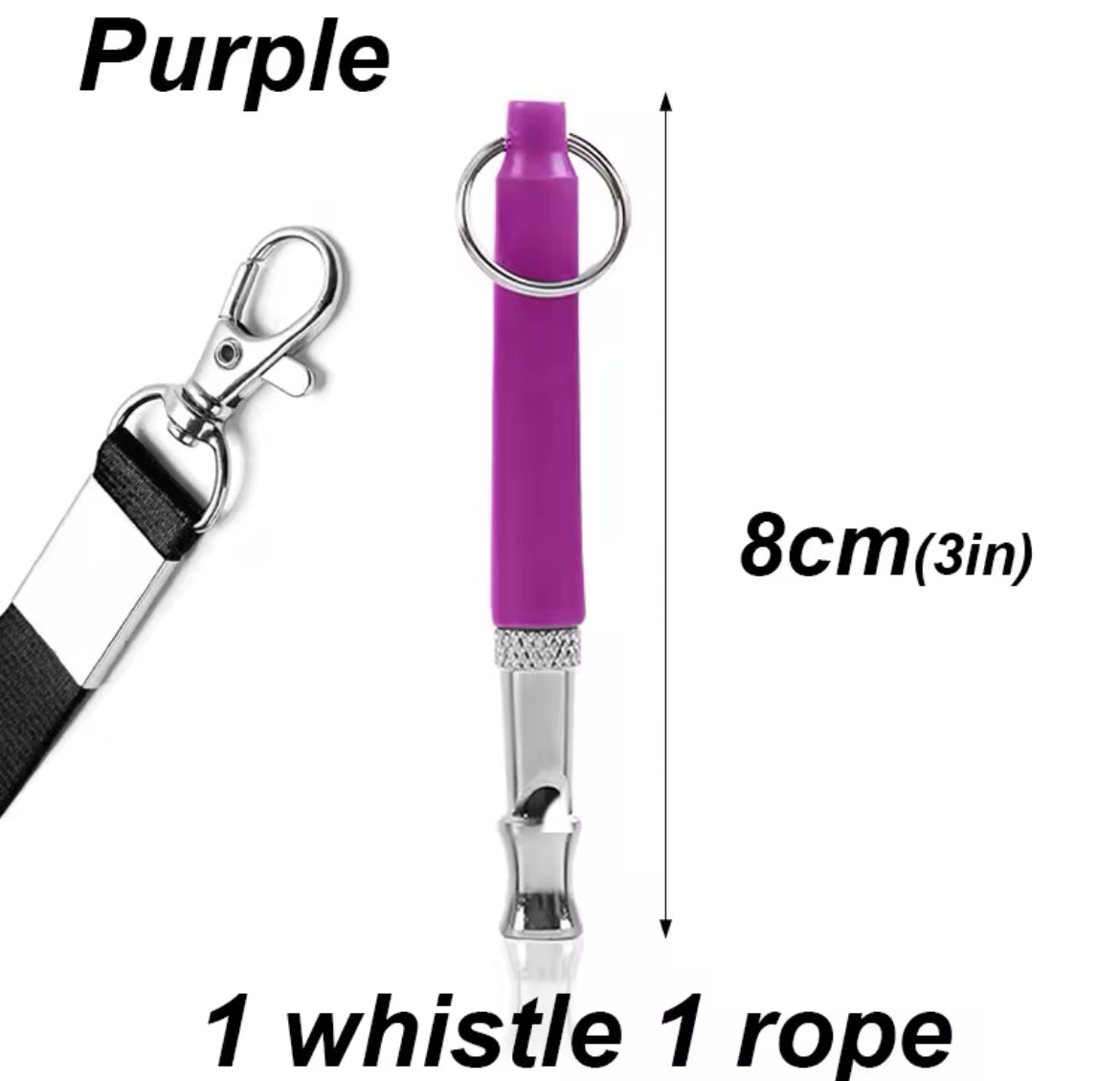 Dog Whistle with Lanyard – High-Pitched Training Whistle for Easy