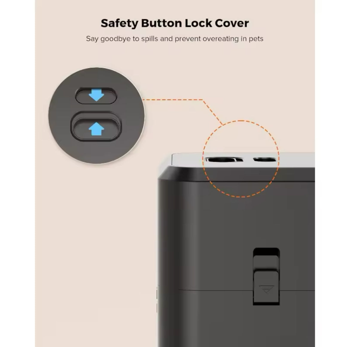 Smart Automatic Pet Feeder with WiFi App Control – Timed Dog & Cat Food Dispenser