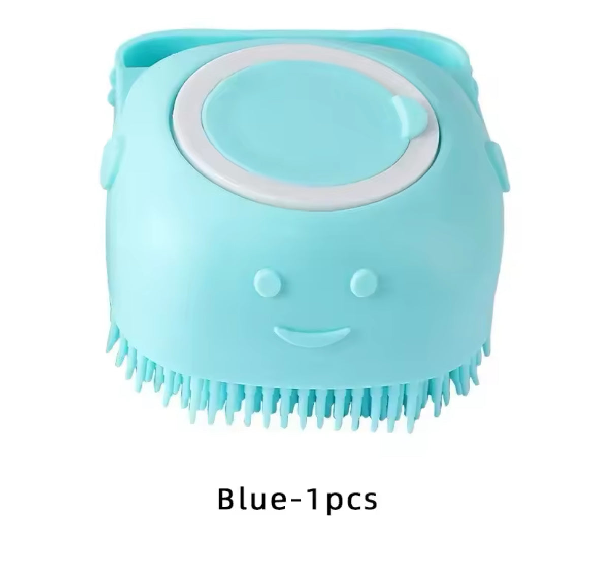 Silicone Pet Bath Brush - 2-in-1 Soft Grooming & Shampoo Dispenser